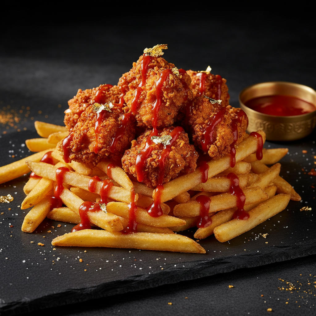 Loaded Fries Spicy Crispy Chicken